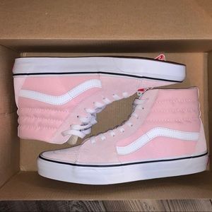 Vans Sk8-HI pink shoes size 10